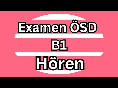 ÖSD Zertifikat Deutsch Österreich B1 Hören