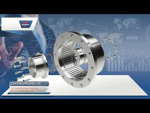 Optibelt Zahnkupplung GC - hochbelastbare drehstarre Ausgleichskupplung