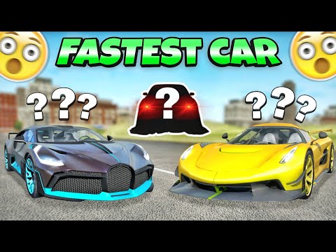 Which is the Fastest Car?🤔|Extreme Car Driving Simulator😱|