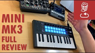 Video thumbnail for Review: LaunchKey MINI MK3 // Ableton Live // Generative arp // TRS MIDI explained (MKIII tutorial) by loopop