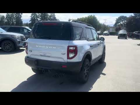 2026 Ford Bronco Sport Badlands 4x4 in White for sale at Van Isle Ford Sales Ltd. in Port Alberni, BC