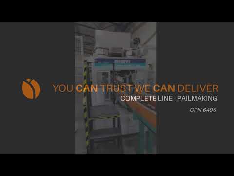Video - UN 20 liter conical pail line from MGR