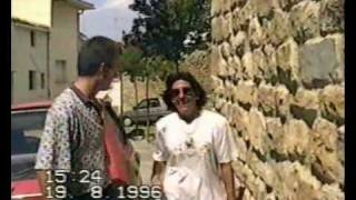 preview picture of video 'FIESTAS OTEIZA 1996 cadero dia cohete y cabezudos'