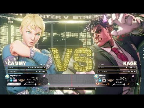 SFV CAMMY VS KAGE