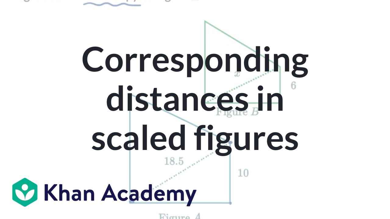 Corresponding distances in scaled figures