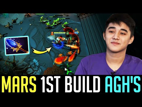 Abed MARS First build AGHANIM's SCEPTER - THIS IS SPARTA!!! DOTA 2