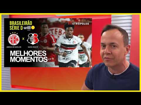 💥Globo Esporte PE - The best moments of AMERICA-RN 1 X 1 SANTA CRUZ-PE for the Brasileirão Série D