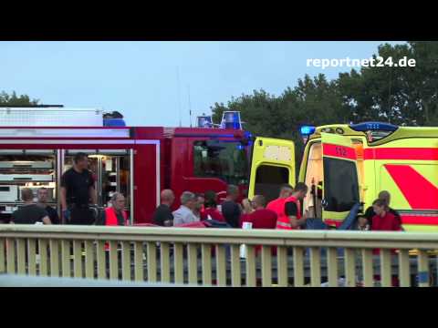 Schwerer Verkehrsunfall mit Radfahrerin in Oranienburg