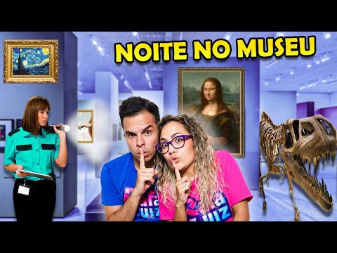 PASSAMOS A NOITE NO MUSEU SEM NINGUÉM VER E ISSO ACONTECEU!