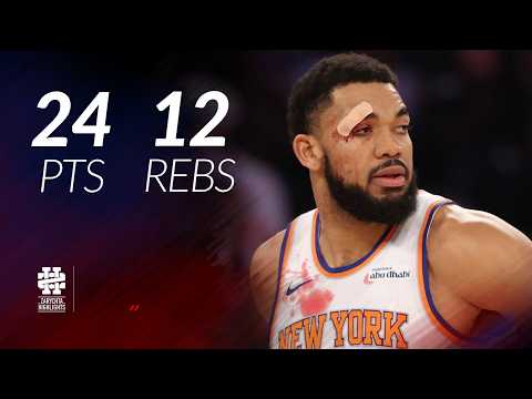 Karl-Anthony Towns 24 pts 12 rebs vs Nuggets 25/26 season