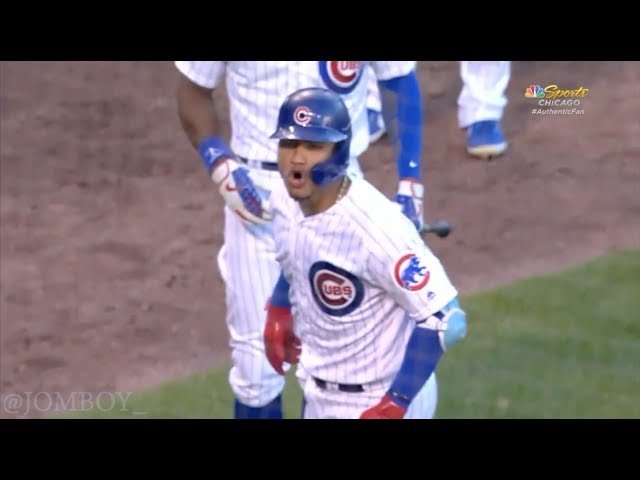 Willson Contreras and Tyler Flowers exchange pleasantries, a breakdown