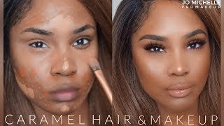 Caramel Vibes | Jo Michelle Pro | Black Opal Foundation | Full Coverage