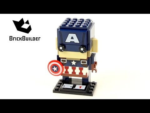 Vidéo LEGO BrickHeadz 41589 : Captain America