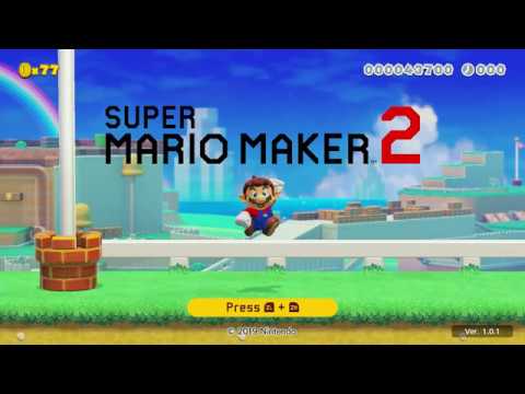 Super Mario Maker 2 Title Screen Level Speedrun