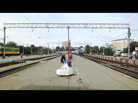 Gararea trenului - R - 8801- Constanţa ~ Mangalia