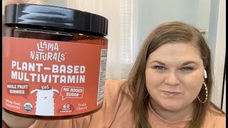 LLama Naturals Whole Fruit Gummy Vitamins for Kids No Added Sugar, Vegan Multivitamin Gummies-REVIEW