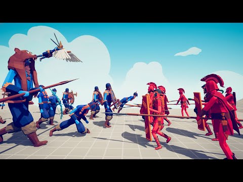 VIKING TEAM vs ANCIENT TEAM | TABS Totally Accurate Battle Simulator