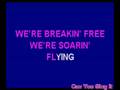 breaking free-- karaoke 