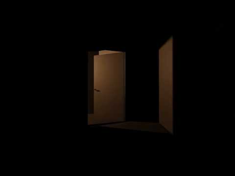 Horror Scene in Blender / Dark Hallway