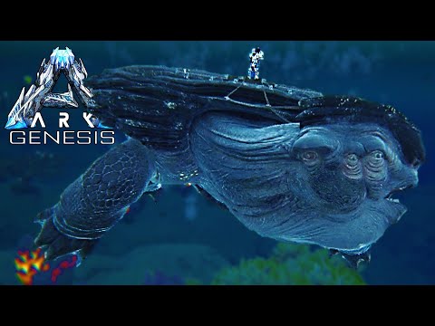 [5] Taming A Megachelon!!! (ARK Genesis Gameplay)