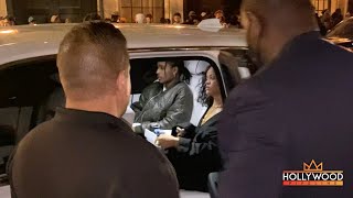 Rihanna &amp; A$AP Rocky leave after-party at SoHo House in NYC