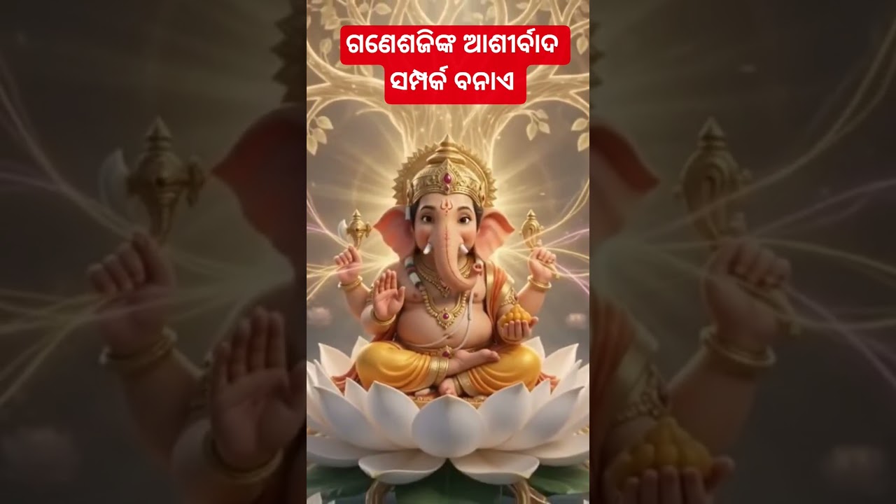 ଗଣେଶଜୀଙ୍କ ଆଶୀର୍ବାଦରେ ପ୍ରତ୍ୟେକ ସମ୍ପର୍କ ପବିତ୍ର ହୁଏ Ganeshji Blessing #viral #ଗଣେଶଜୀ,# ଗଣେଶଙ୍କ ଆଶୀର୍ବାଦ