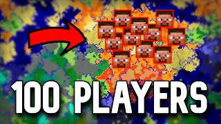 Me vs an ARMY of 100 PLAYERS in MINECRAFT!