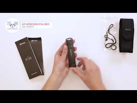 GP GPDESIGN P36-BB3 - Torch: LED - UNBOXING
