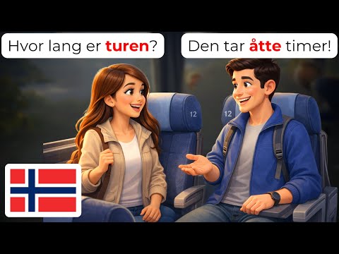 🇳🇴 Learn Norwegian in 20 Minutes: 50+ Long-Distance Travel Phrases (A1-A2)