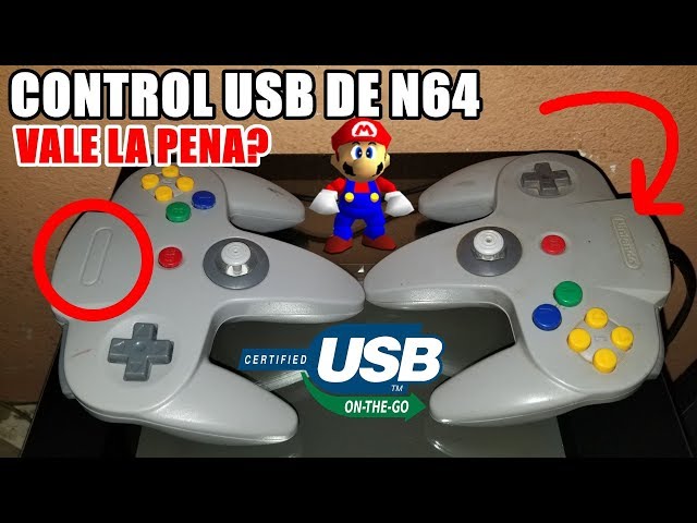 Vídeo relacionado con KIWITATA Controlador clásico N64, controlador retro con cable para juegos, joystick compatible con sistema N64, consola de videojuegos, color gris