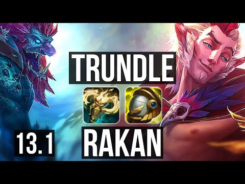 TRUNDLE & Jinx vs RAKAN & Jhin (SUP) | 3/3/18, 300+ games | KR Diamond | 13.1