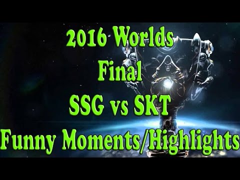 2016 LoL Worlds Finals - Samsung Galaxy vs. SK Telecom T1 - Funny Moments and Highlights
