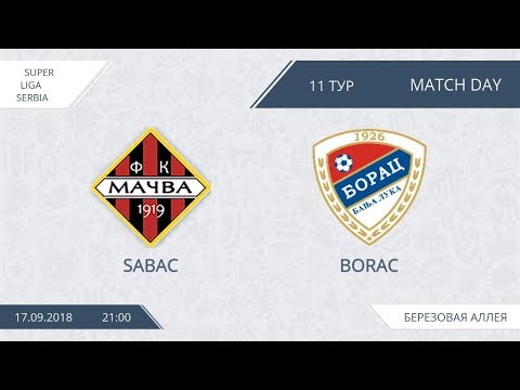 AFL18. Serbia. Super Liga. Day 11. Sabac - Borac