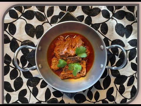 11/19 Mughal-Style Rogan Josh (an aromatic curried dish) with Rash