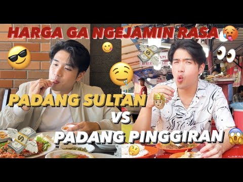 REVIEW NASI PADANG SULTAN VS NASI PADANG PINGGIRAN  😱 LANGSUNG MIKIR 2X !! 💸🥲 #MAHMUR