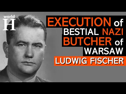 EXECUTION of Ludwig Fischer - Brutal NAZI Governor of Warsaw District - Warsaw Uprising - Holocaust