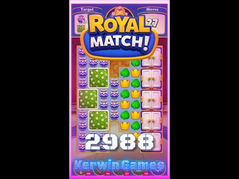Royal Match Level 2988 - No Boosters Gameplay