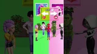Download lagu Help Spider-Man choose a side ⬅️😵➡️ #shorts  #funny #spiderman #roblox #kpopdemonhunters mp3