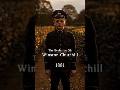 The Evolution Of Winston Churchill 🇬🇧 #winstonchurchill #unitedkingdom #history #ai #viralvideo
