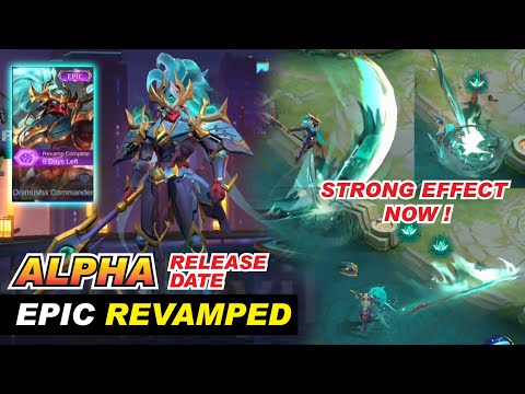 Revamp Alpha Epic SKin ( Onimusha Commander ) Release Date | Upcoming Party Box  April 2022 MLBB