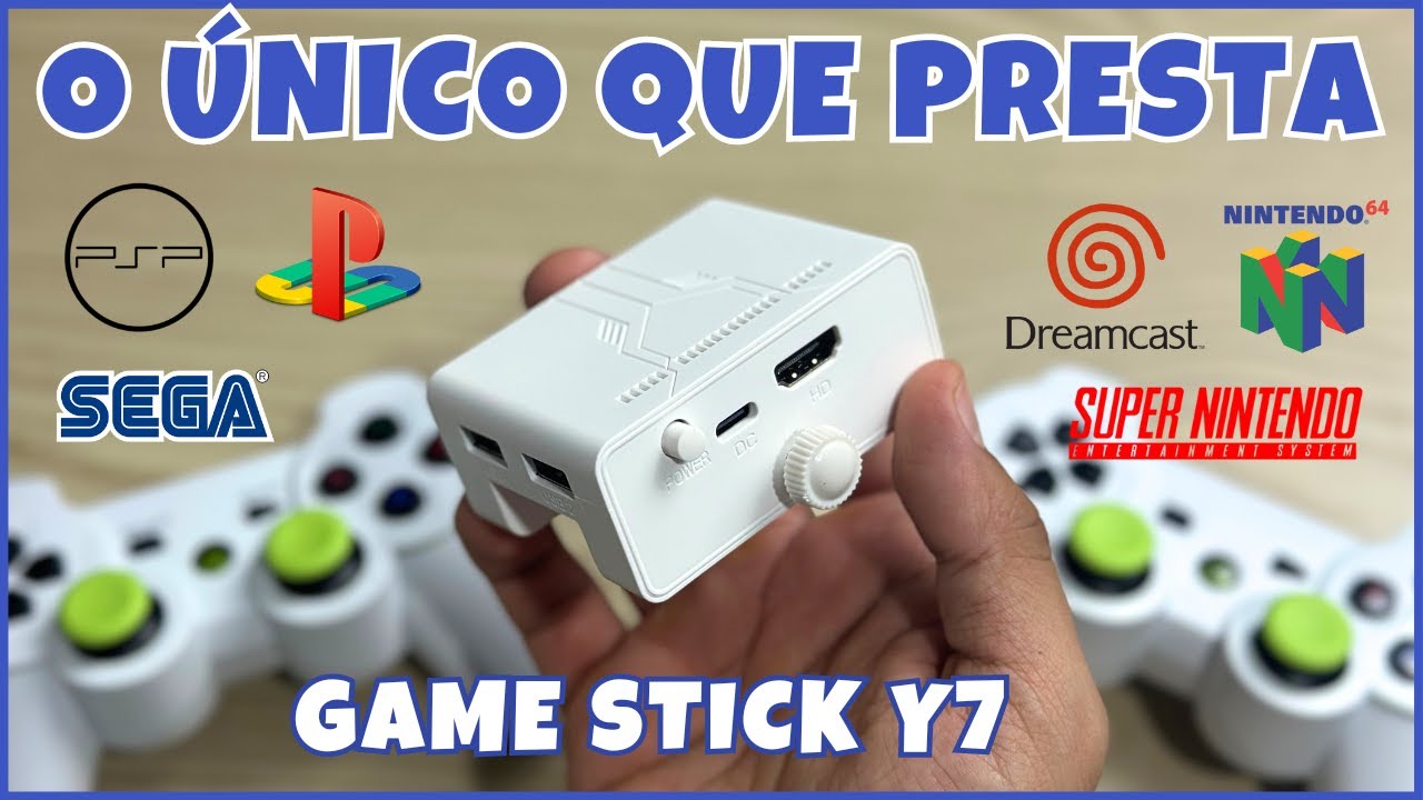 O MELHOR: REVIEW COMPLETO DO GAME STICK Y7. O MAIS POTENTE DA ATUALIDADE