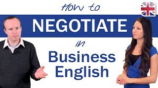 How to Negotiate in English - Business English Lesson