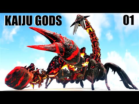 THE KAIJU INVASION BEGINS! | KAIJU GODS | ARK SURVIVAL EVOLVED MODDED S2 E01