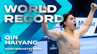 Download lagu NEW WORLD RECORD | Qin Haiyang | Men 200m Breaststroke | Fukuoka 2023 mp3