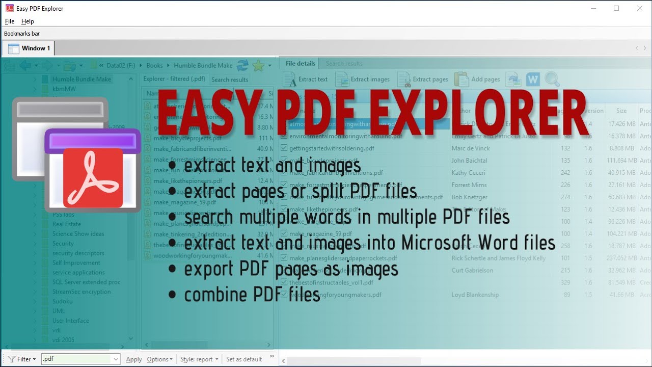 Easy PDF Explorer introduction