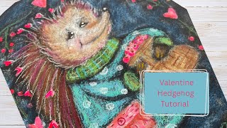 Whimsical Hedgehog Painting 🦔Acrylic Painting Tutorial