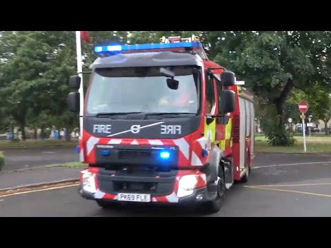 Moss Side Pump Turnout - Greater Manchester FIire And Rescue Service