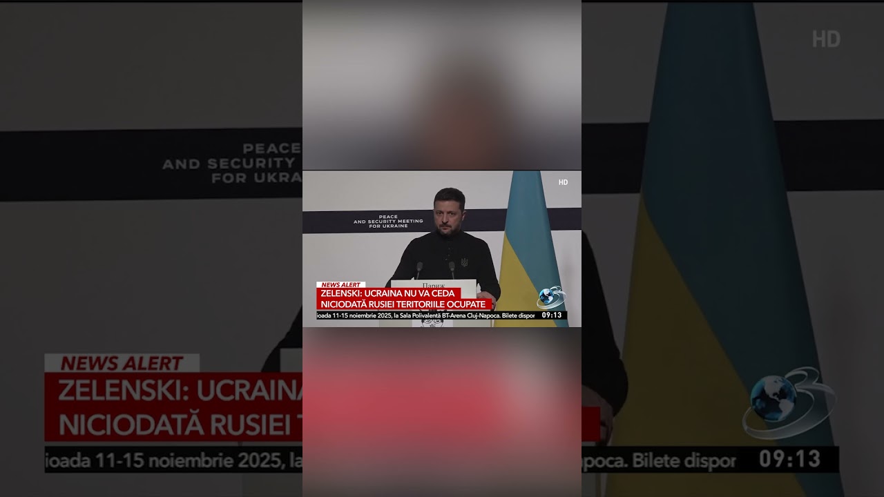 Zelenski: Ucraina nu va ceda niciodată Rusiei teritoriile ocupate