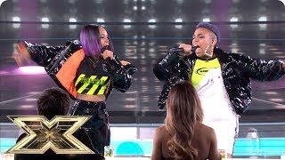 Acacia &amp; Aaliyah sing Bang Bang in sing-off | Live Shows Week 5 | The X Factor UK 2018