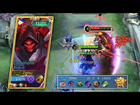 100% UNKILLABLE ARGUS!!! THIS DPS BUILD CAN ONE SHOT ENEMIES | ARGUS ENTER GOD MODE | MLBB